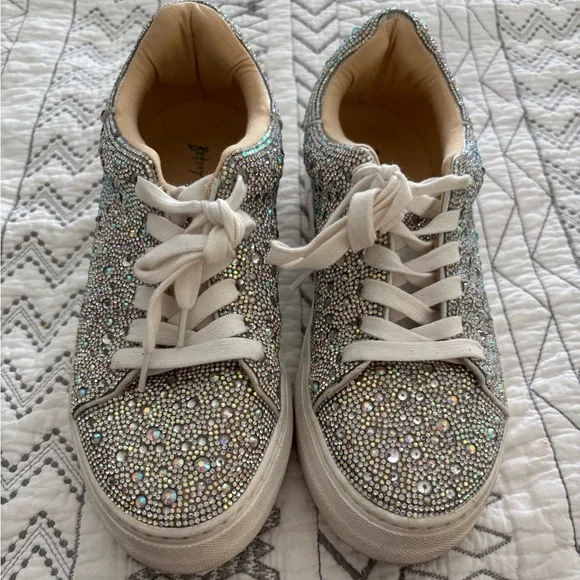 Betsy Johnson Bling shoes - Picture 1 of 3